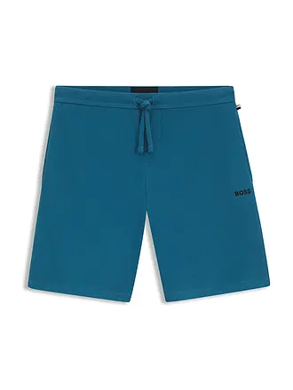 BOSS | Pyjamahose - Shorts | blau